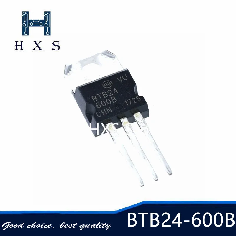 10 шт. Φ BTB24 TO220 600V 24A Новый с высокой двухсторонней регулировкой 24 600B|Импульсный