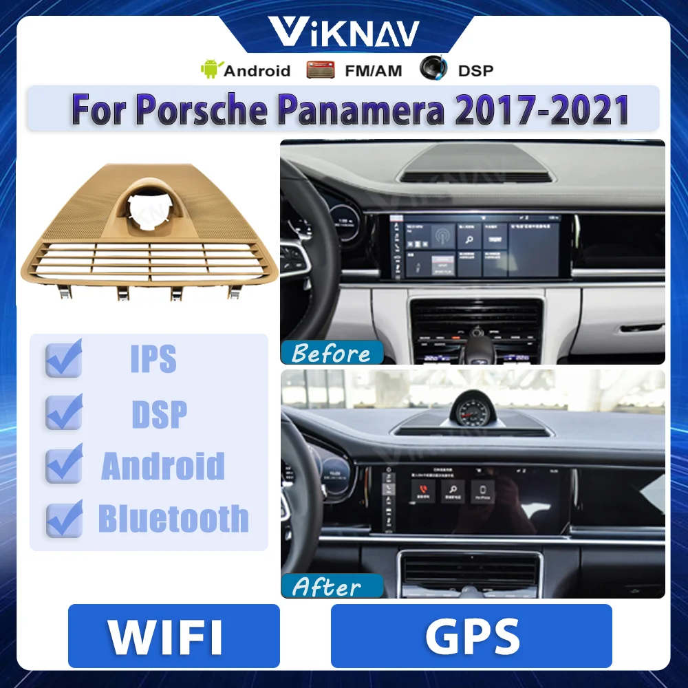 Автомобильный секундомер для Porsche Panamera 2017-2021 Интерьерные часы приборной панели