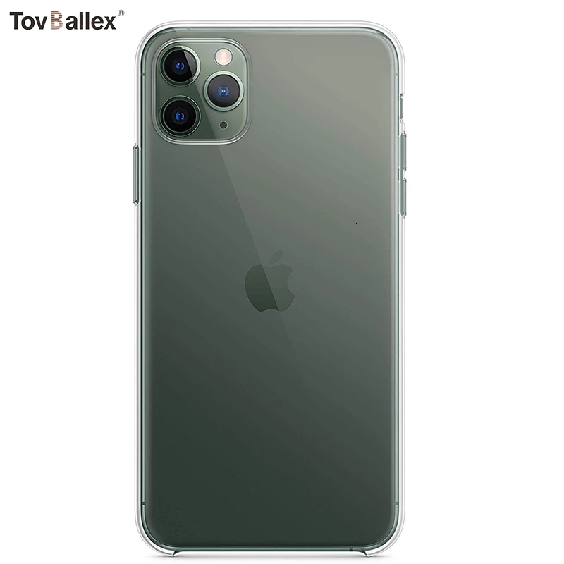 1000Pcs Phone Case For Apple iPhone 11 Pro Max XS XR X 8 7 6 6S Plus SE 5S Anti-Scratch Shock-Absorption Clear Cases Soft Cover