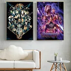 Алмазная живопись 5D сделай сам, картина с полными квадратнымикруглыми стразами, с мотивом Marvel, мстители, вышивка крестиком, домашний декор