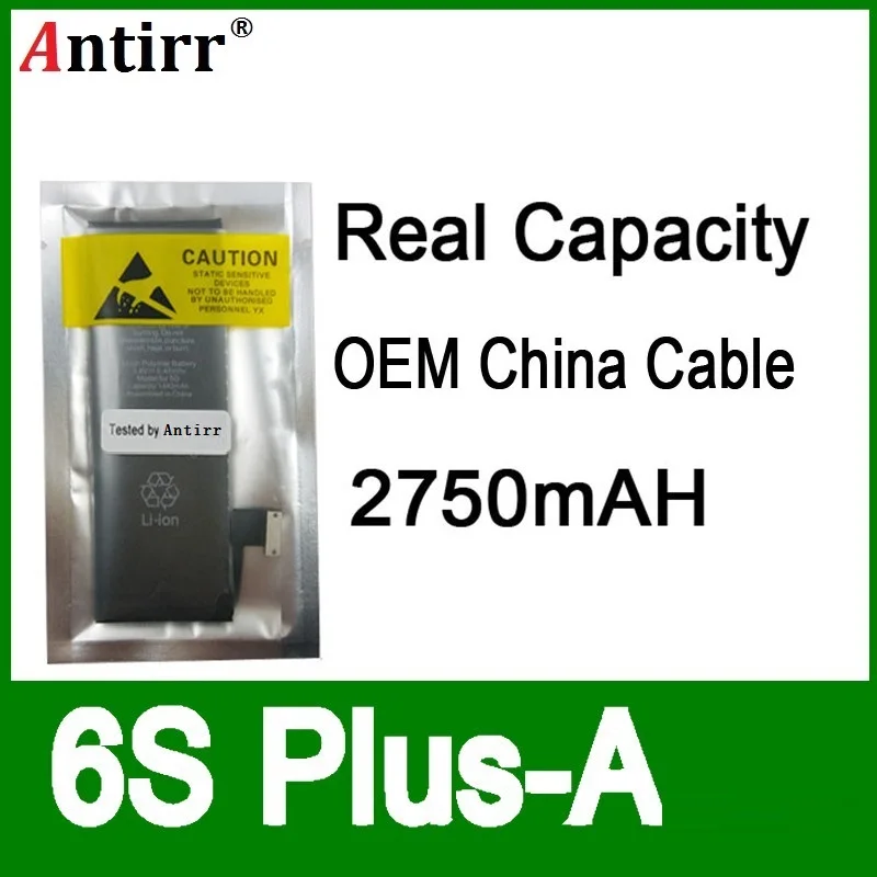 Китайская Защитная плата с реальной емкостью 10 шт./лот батарея 2750 мАч 3 7 в для iPhone