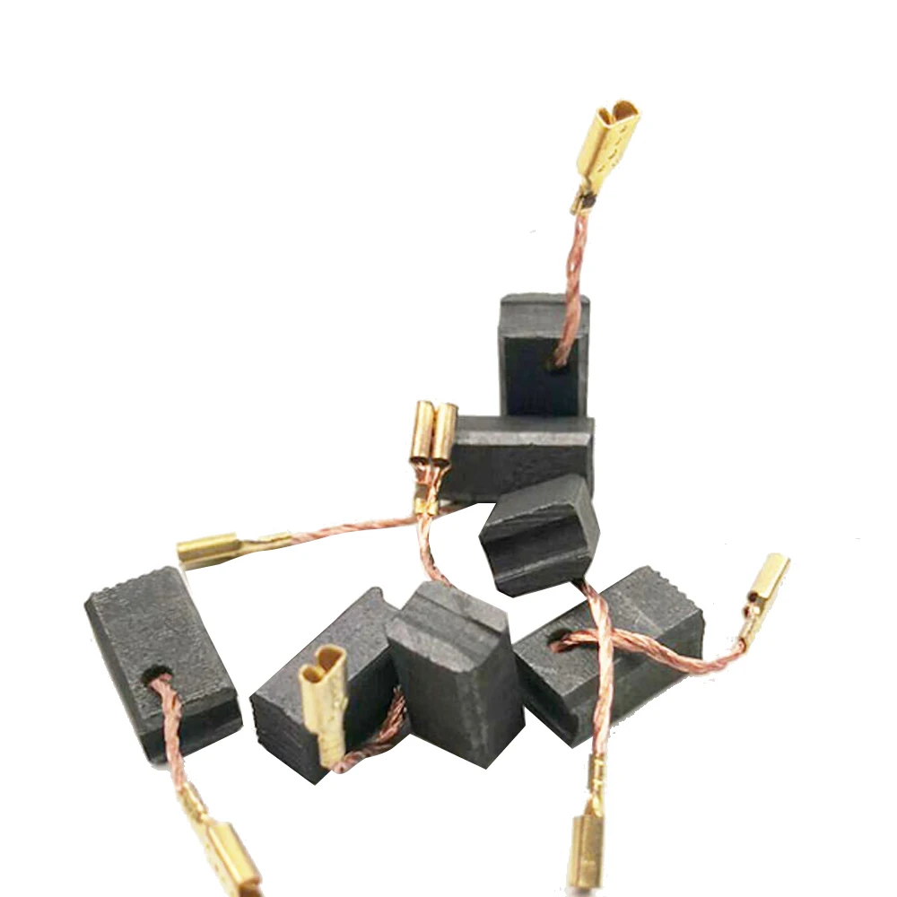 

100pcs Carbon Brushes Mini Drill Electric Grinder Graphite Copper Motor Carbon Brushes Kit For 100mm Angle Grinder 6*8*14mm