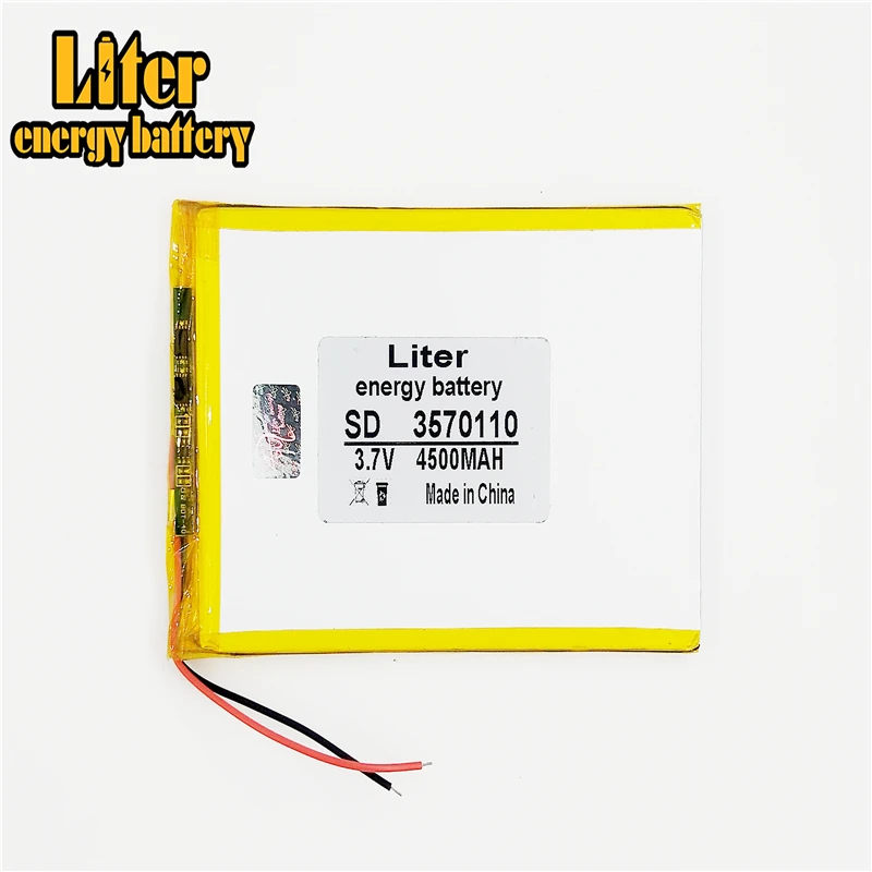 3570110 3 7 V 4500mAH литий-ионный полимерный аккумулятор для планшетного ПК дюймов 8 9 |