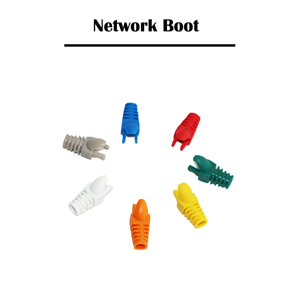 Сетевой кабель RJ 45 50 шт./лот белый/красный/синий/зеленый/желтый для Cat 5e 6 |