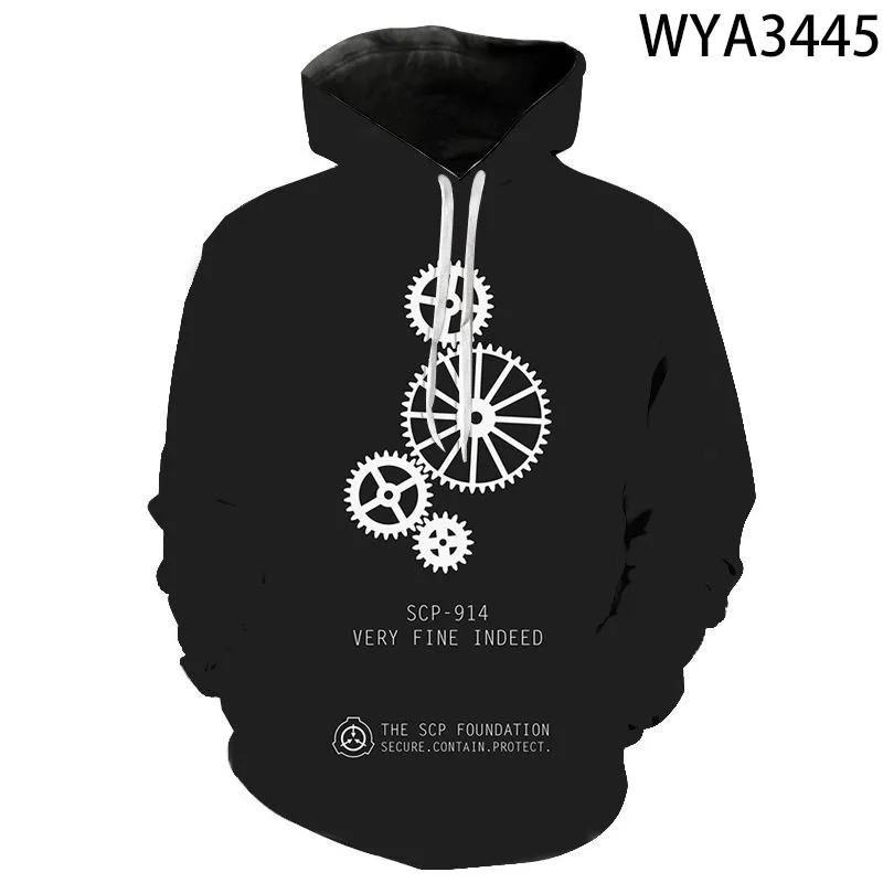

SCP 3D Printed Hoodies Cool Fashion Men Women Children Pullover Long Sleeve Boy Girl Kids Sweatshirts Coat Streetwear Casual