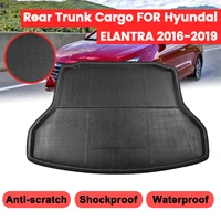 car cargo liner for hyundai elantra avante 2016 2017 2018 2019 boot tray rear trunk cover matt mat floor carpet kick pad