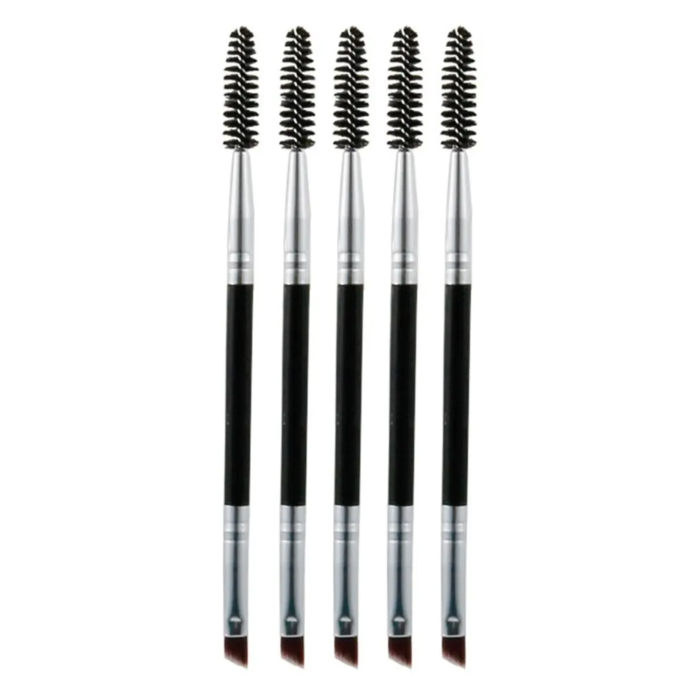 

Single Double Eyelash Makeup Brush Eyebrow Comb Brushes Portable Professional Makeup 5pcs Cosmetics Tools