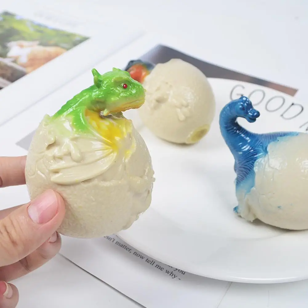 Сжимаемые Яйца динозавра Веселые трюки детский Дракон антистресс Новинка