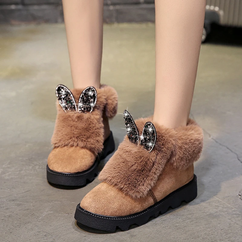 WWKK/женские классические зимние ботинки высокого качества Зимние ботильоны на