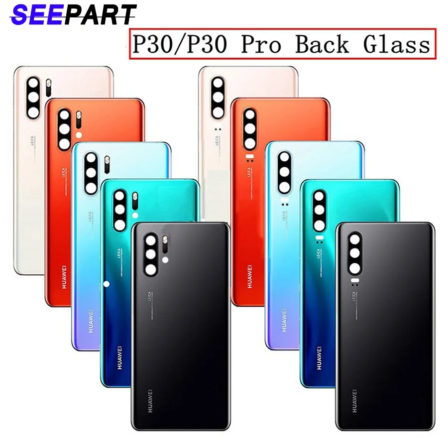 For Huawei P30 Pro Battery Cover P30 Rear Door P30 Pro Housing Back Case Replac Phone For Huawei P30 Battery Cover