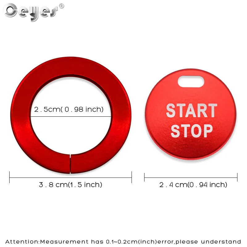Аксессуары Ceyes для стайлинга автомобиля наклейка на двигатель с отверстием Пуск