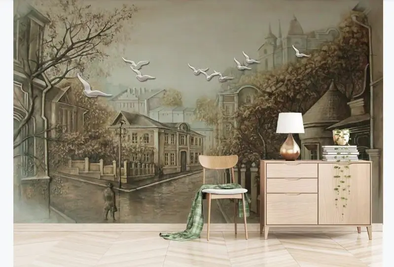 

European Style Wallpaper 3D Custom Living Room Bedroom Wall Murals fashion interior background Murals Wallpaper