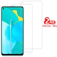 screen protector tempered glass for huawei honor 30s case cover on honor30s 30 s s30 protective coque bag huawe honer onor honr