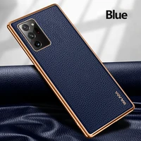 luxury leather case for samsung galaxy note20 ultra s21 s21plus s21ultra high quality business protective cell phone back covers
