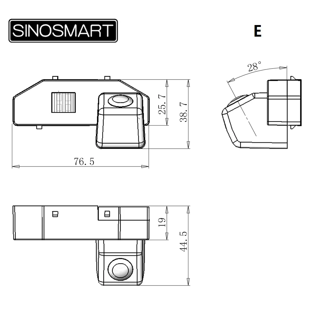 SINOSMART Высококачественная специальная автомобильная камера заднего вида для Mazda RX-8 ATENZA Mazda 6 2008 2011 2012 2013