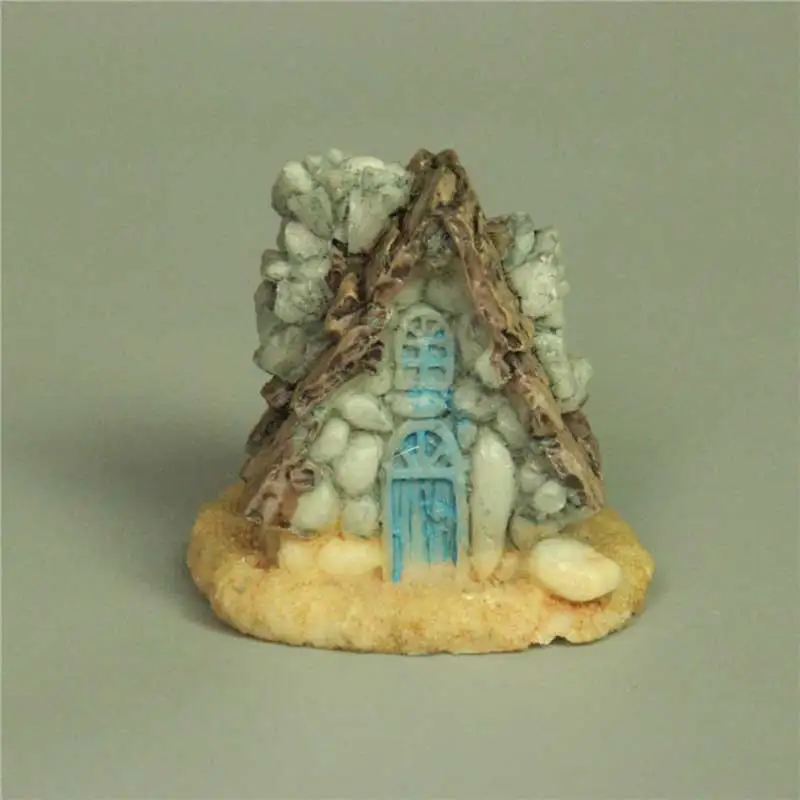 Каменный дом искусственное ремесло микро-дом ландшафтное украшение для