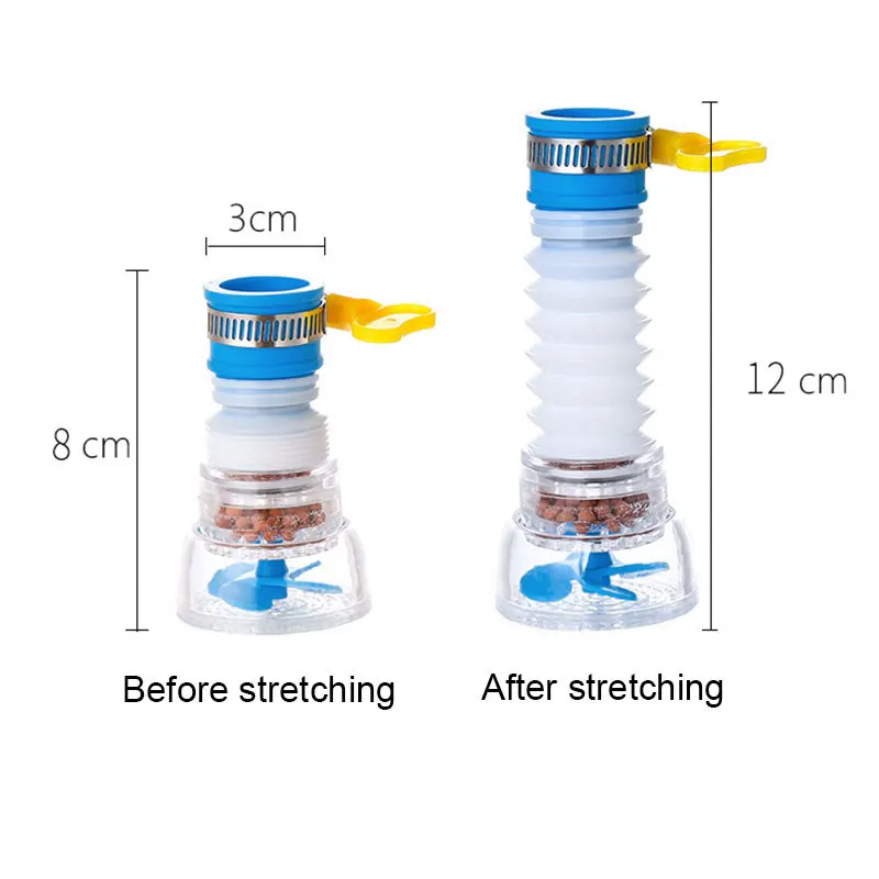 

Booster Shower Kitchen Home Water Filter Tap Head 360 Degree Rotating Faucet Nozzle K9Store