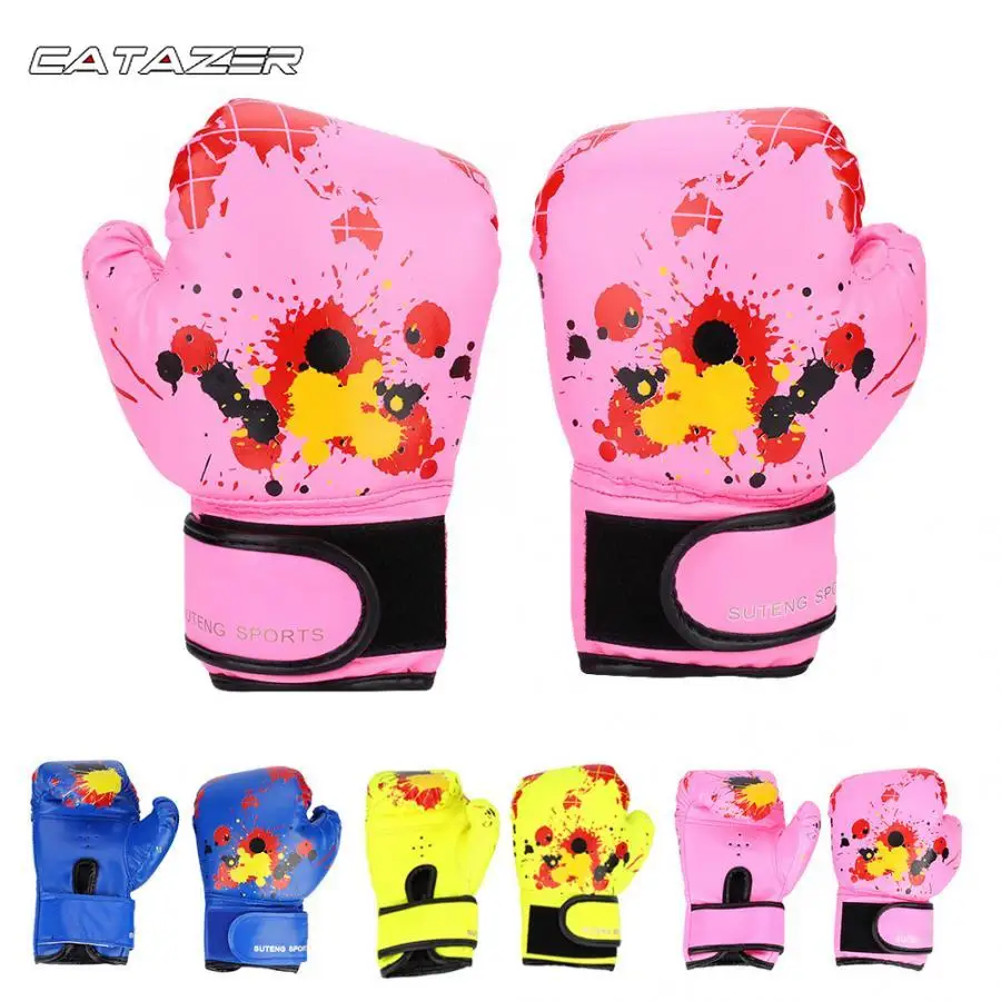 Боксерские перчатки из ПУ кожи для детей 2-11 лет |