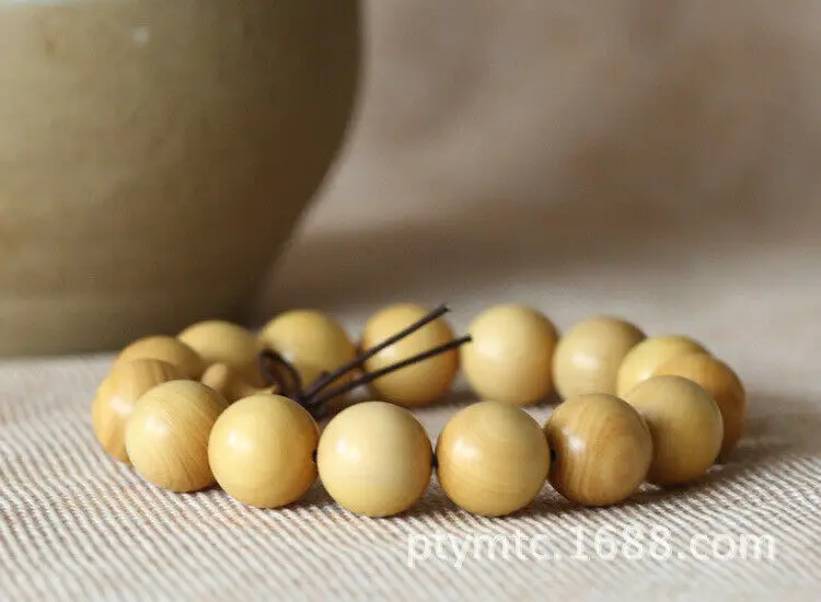 Самшит бусы Тибетский буддизм эластичный браслет амулет|Плетеные браслеты| |