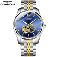 guanqin automatic watch japan movement mechanical brand luxury men tungsten steel waterproof swimming business sport wristwatch