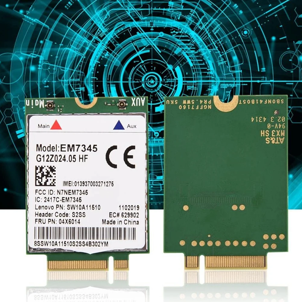 

Высокое качество EM7345 LTE 4G карта модуль LTE WWAN HSPA 4G модуль FRU для 04X6014 T450 X250 X240 T440L440