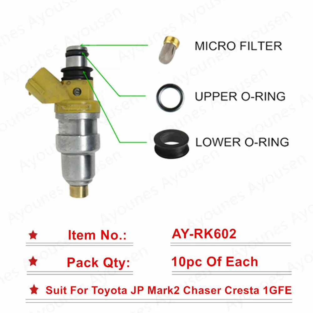 Бесплатная доставка 10 комплектов/30 шт. комплект для ремонта топливного инжектора