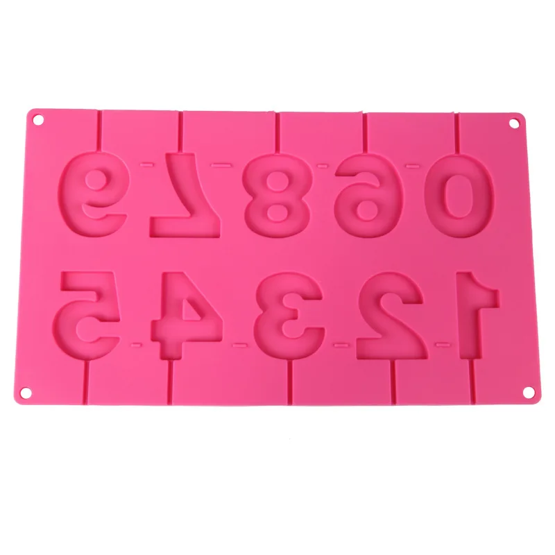 

Kitchen Number Silicone Mold Cupcake Jelly Candy Fondant Cake Decoration Baking Tool Chocolate Figure Moulds Cake Tool Bakeware
