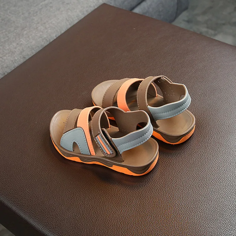 Детская летняя обувь детские сандалии для мальчиков Повседневная Студенческая