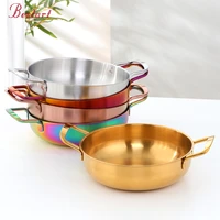 kitchen utensils cooking pot stainless steel flat bottom compatible hotpot sea food kitchen stockpot home tools