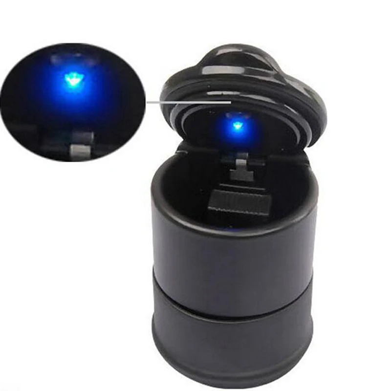 

Car With Led Portable Ashtray Car Office Ashtray Bracket Cup Black