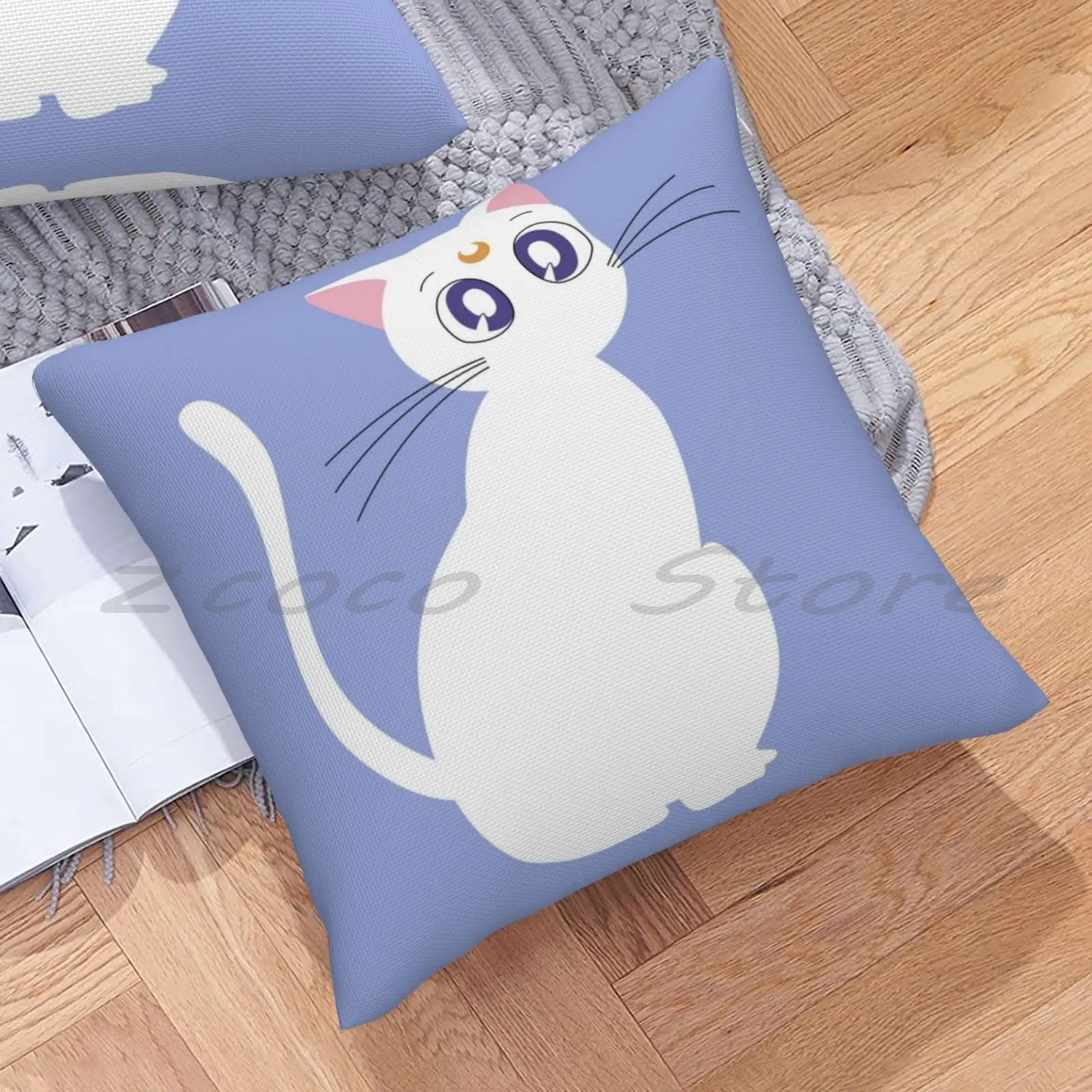 Artemis Pillow Cover Personalized Diy Throw Flax Plush Velvet Soft Sailor V Venus Scout | Дом и сад