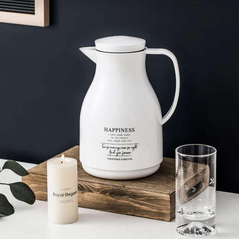 Термоизоляционный чайник прессованный тип 900 мл Термос бутылка Кофе Чай молочные