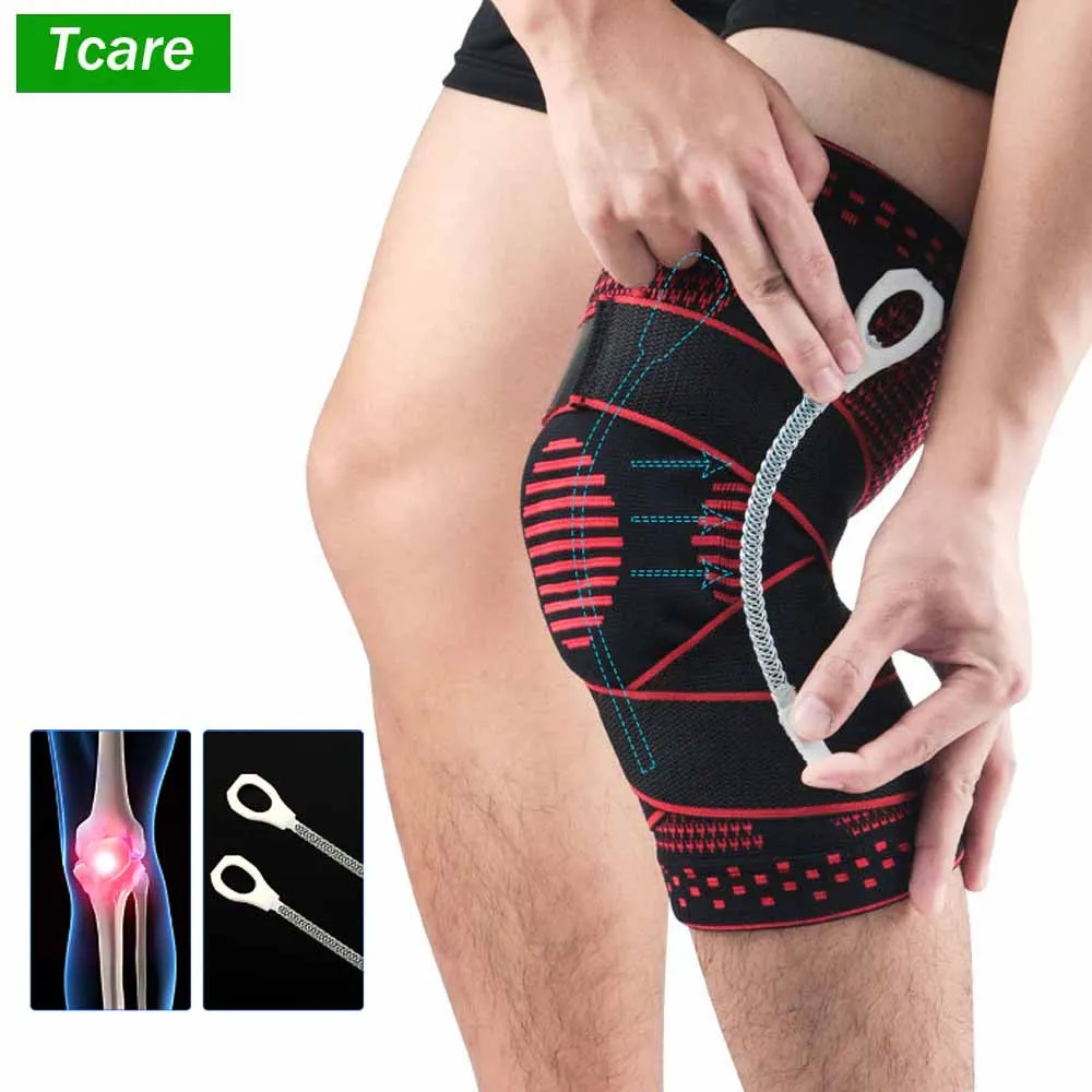 1 шт. коленного бандажа Поддержка Премиум компрессионный рукав коленной чашечки
