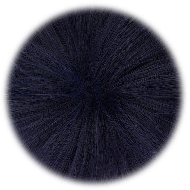 

My Hero Academia Boku no Hiro Akademia Amajiki Tamaki Dark Blue Short Synthetic Hair Perucas Anime Costume Cosplay Wig + Wig Cap