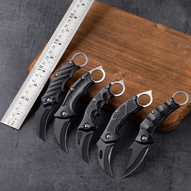 

Mini outdoor claw knife, camping knife, portable multi-purpose survival knife, Portable fruit knife