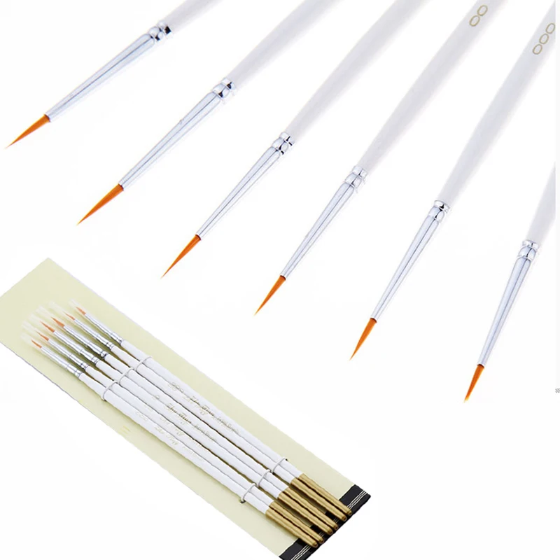 6 шт./компл. нейлоновая кисть для волос профессиональная высокое качество краска