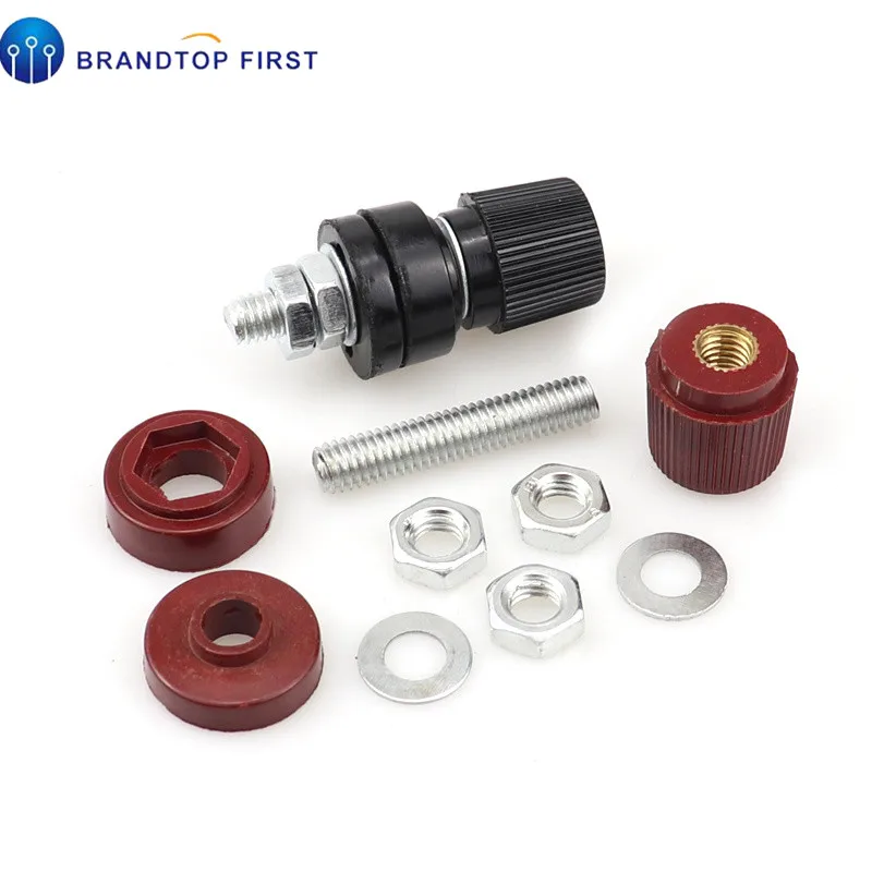 Электрический Штекерный винт аудиокабель с изоляцией Клемма клемма динамика