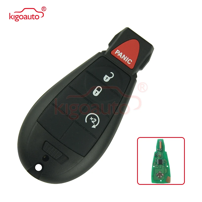 

#1 IYZ-C01C Remote Key Fobik 434mhz 3 Button with Panic New model for Dodge Chrysler Jeep 2012 2013 2014 Remote Car Key Kigoauto