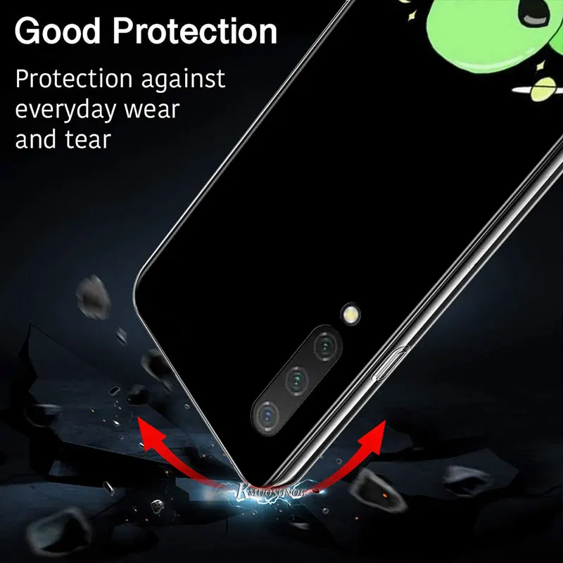

Cartoon Space Alien for Xiaomi Mi11 10T Note10 Ultra 5G 9 9T SE 8 A3 A2 6X Pro Play F1 Lite 5G Transparent Phone Case