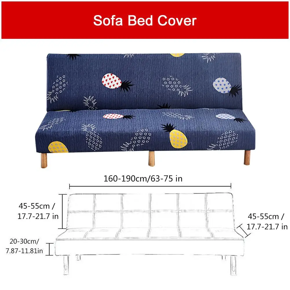 Универсальный чехол для дивана кровати без нарукавников складное современное