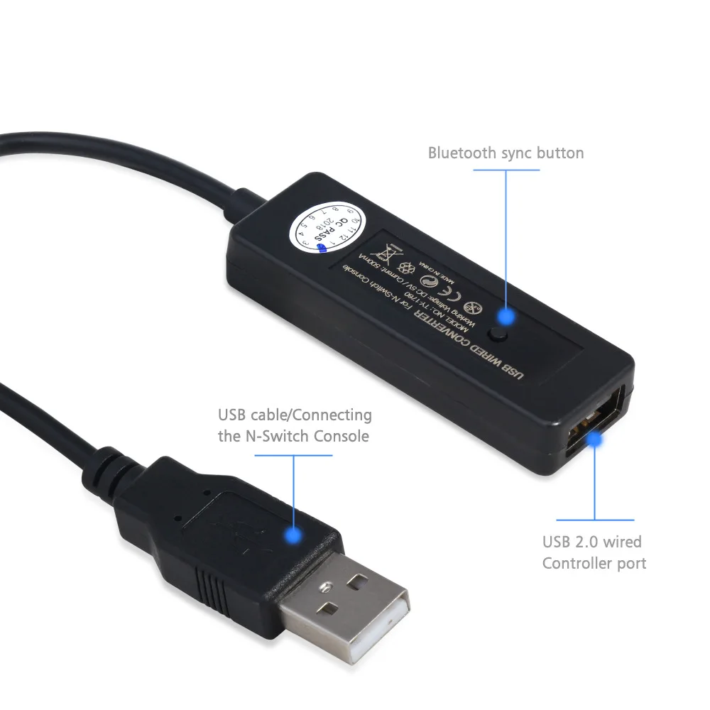 Для переключения игровой контроллер адаптер Xbox Ps4 ручка Поворот Usb Bluetooth