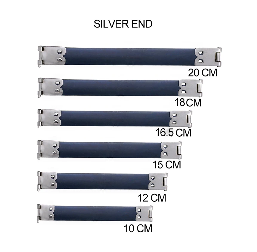 Wholesale 8.5cm 10cm 15cm 18cm 20cm Metal Internal Flex Frame Purse Frame Accessories Bag Flex Spring Clasp 4 Colors