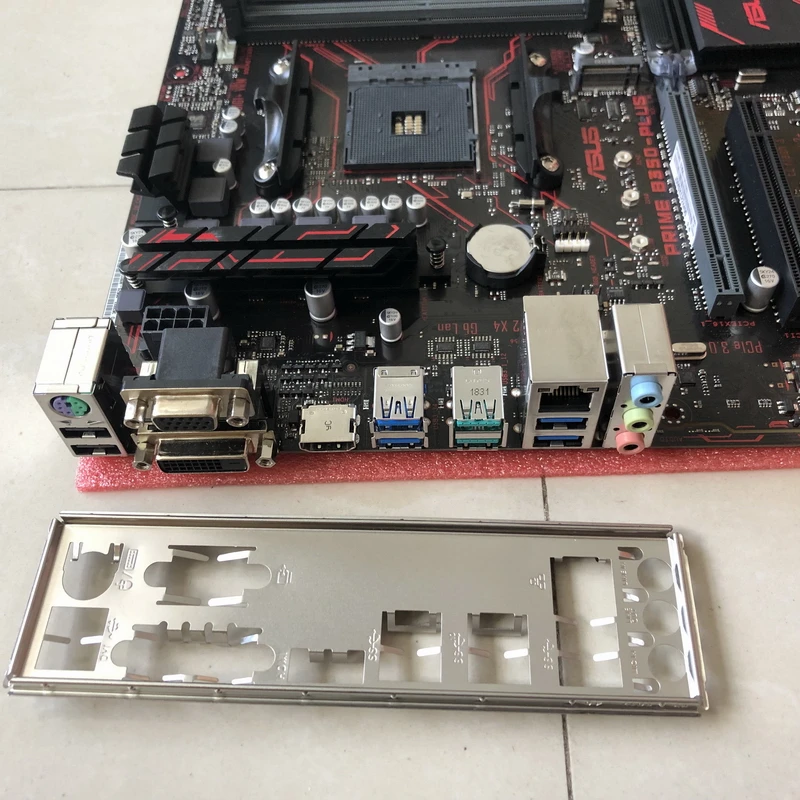 Оригинальная материнская плата ASUS PRIME B350-PLUS B350 с разъемом AM4 M.2 DDR4 64GB USB3.0 USB3.1, материнская плата SATA3 для настольных ПК