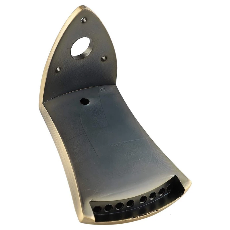 Zinc Alloy Triple-cornered Mandolin Tailpiece with 4Pcs Screws Strap Buttons Cap for Musical Instrument Bronze Color | Спорт и