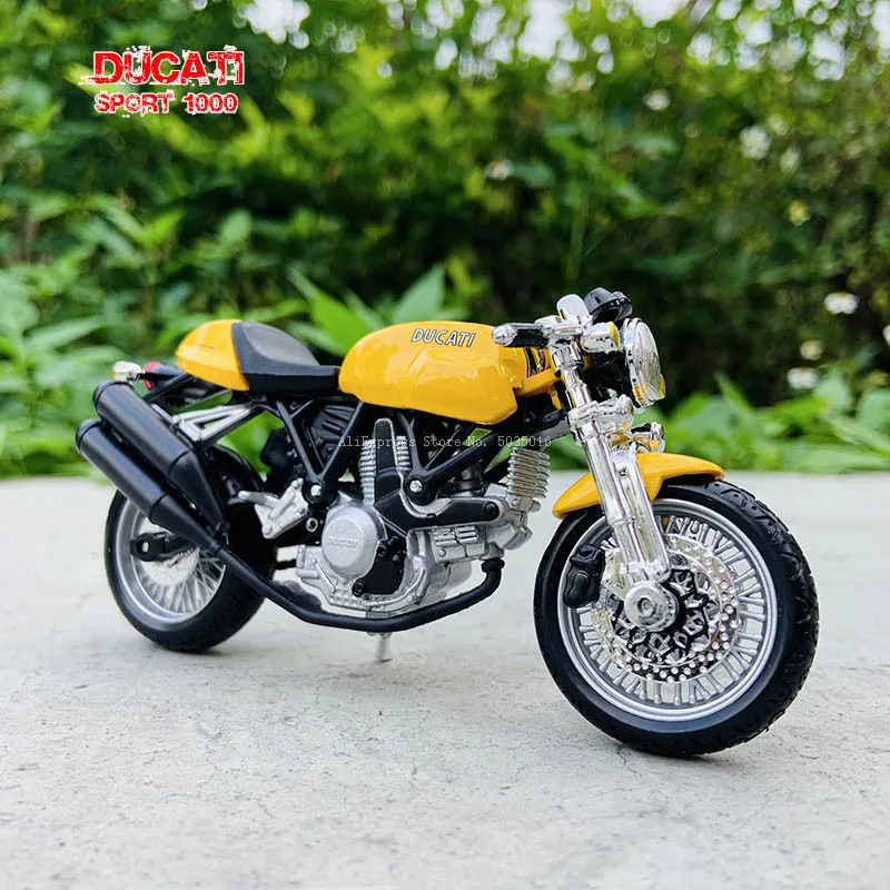 

Maisto 1:18 16 styles Ducati Sport 1000 original authorized simulation alloy motorcycle model toy car gift collection