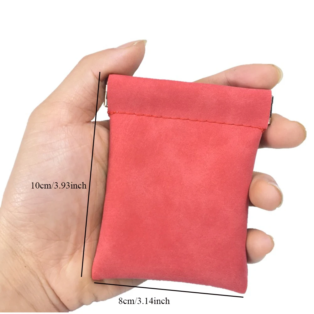 

Pu Leather Coin Purse Women Men Small Mini Short Wallet Bag Money Change Key Earbuds Headphone Credit Card Holder for Kids Girl