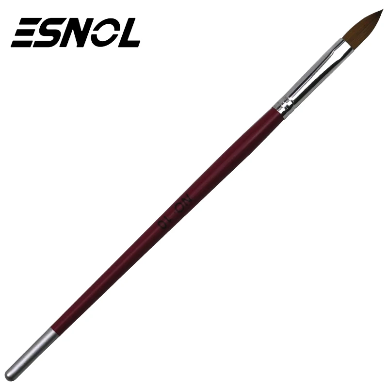 

Esnol 1pcs Nail Art Brush Gel UV Nail Art Tips Extension Pen Transparent Professional Painting Drawing Manicure Tool