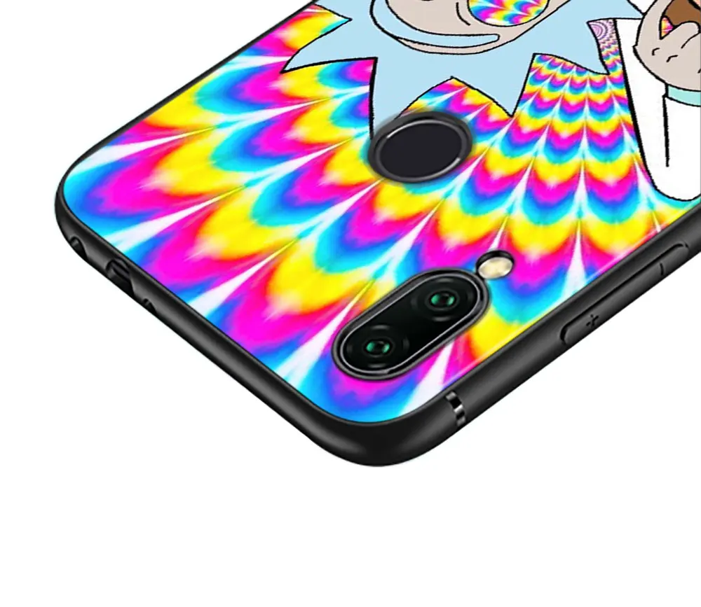 Черный силиконовый чехол Рик и Морти модный для Xiaomi Redmi Note 8 7 6 5 4X4 K20 Pro 7A 6A 6 S2 5A Plus чехол для телефона