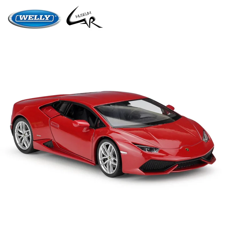 

Модель автомобиля WELLY 1:24, игрушечный автомобиль из сплава металла, детская игрушка, подарок, Коллекционная модель, игрушки в подарок Lamborghini ...