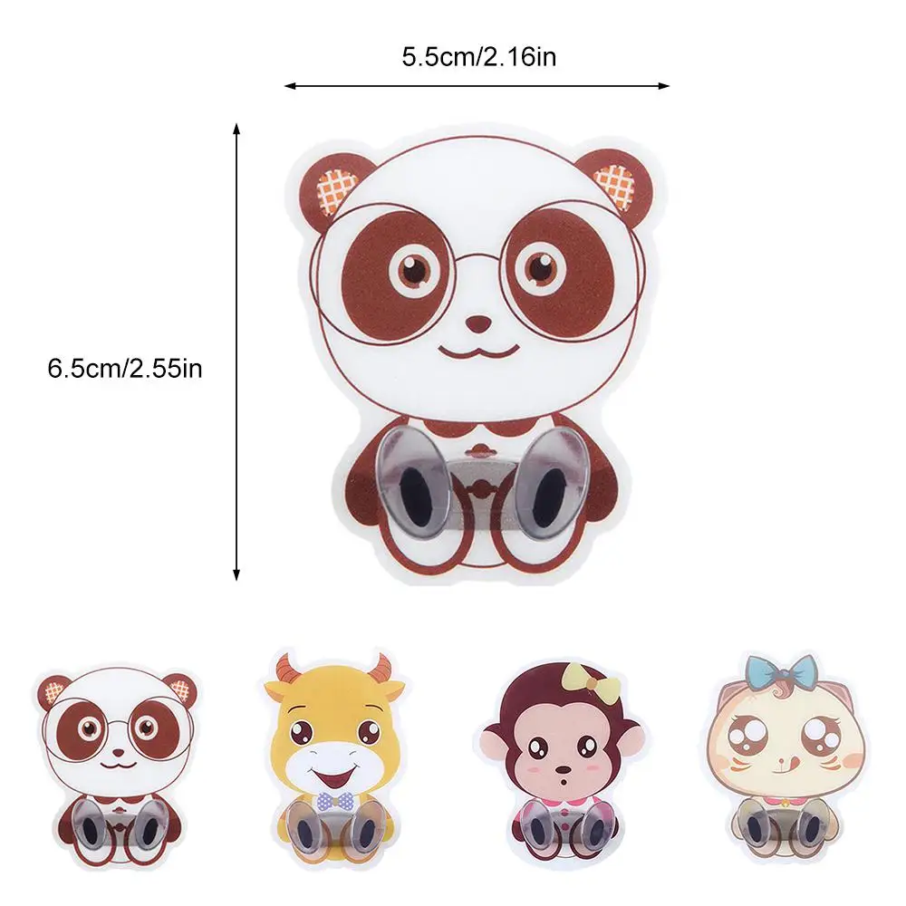 Клейкий крючок с вилкой питания 6 шт. прочная клейкая вешалка моющаяся